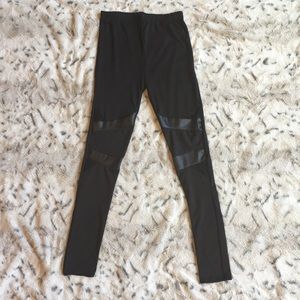 Black Fashion High Waisted Leggings